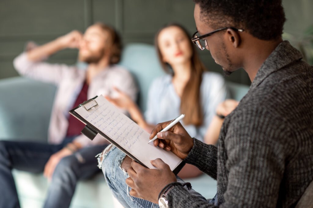 Couples counseling session for marriage counseling page